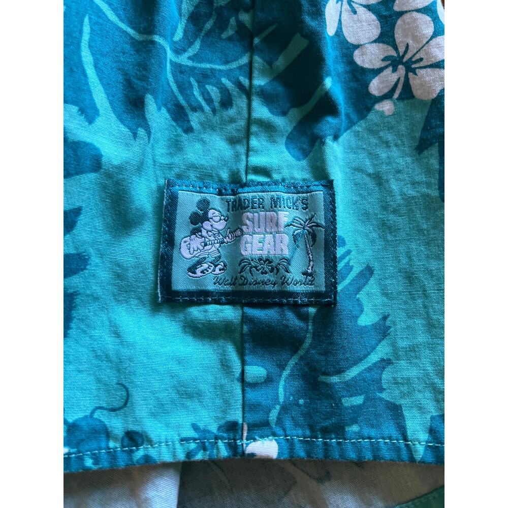 Disney Teal Tropical Print Midi Dress - Picture 6 of 10